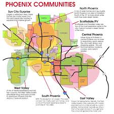 Phoenix Metro Communities The Neighbourhood Map Area Map