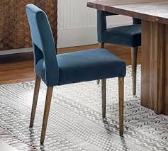 Keva Upholstered Dining Chair Dining Chairs Upholstered Dining Chairs Dining Room Blue
