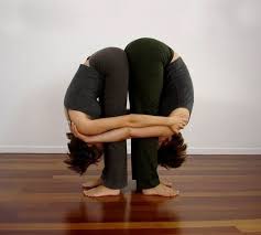 Become aware of breathing with your partner, as well assume the breathing pose. 12 Easy Yoga Poses For Two People Friends Partner Or Couples Yoga Shape Mi Now Health Fitness Clothing Shapewear Store
