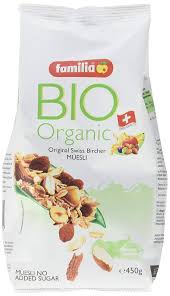 Familia Bio Organic Swiss Birchermusli Ohne Zuckerzusatz 450 G Swiss Finest