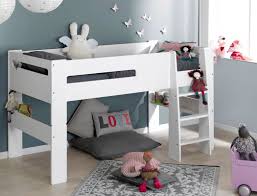Lit Mi Hauteur Enfant London Blanc 90x190 En 2020 Lit Mi Hauteur Lit Mezzanine Enfant Et Lit En Hauteur