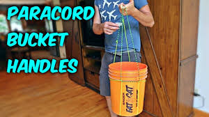 Upgraded plastic polymer jump rope handle for building or customizing your own speed jump rope. Diy Easy Paracord Bucket Handles Youtube