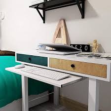 Under Desk Comfort Keyboard Drawer Platforms Furniture Office Keyboard Tray Drawers Slide Fashion Computer Table Rail Rack 2 Computer Table Desk Drawer Slides