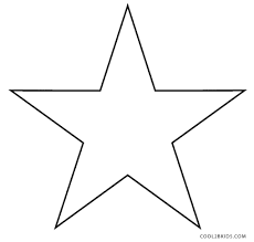This free printable picture of a star is kept quite simple and does not require much effort when coloring, because it has large surfaces without fine details. Free Printable Star Coloring Pages For Kids