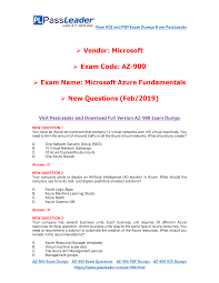 Az900 Sample Questions Docsity