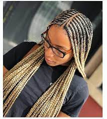 Ghanaian Hairstyles On Instagram Stunning Feedin Braids Slayedbymelb Feedinbraids Blondebraids Braided Hairstyles Hair Styles Blonde Box Braids