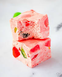 Gels and powdered food coloring work in this recipe, but we have found that it is much easier to use rachel, i make a nougat candy (like brachs used to make, and you bought in bulk). Homemade Peppermint Nougat Candy Butter With A Side Of Bread