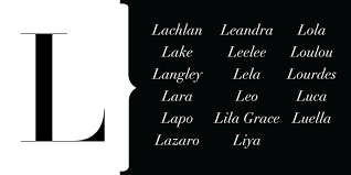 English feminine names and typical nicknames. Spanish Girl Names That Start With The Letter L