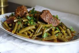 Loubia Khadra Marka Mijote De Haricots Verts Frais Au Bœuf Et Anecdotes Cuisine De Zika Haricots Verts Frais Haricots Verts Loubia