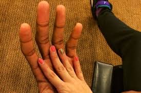 Kawhi leonard's hands alone is worth trading demar for. Kawhi Leonard S Huge Hands Make Female Fan S Hands Look Miniature Bleacher Report Latest News Videos And Highlights