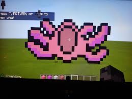 Maybe you would like to learn more about one of these? My Little Axolotl Pixel Art Self Made Minecraft