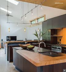 Tape light uses leds that require low. Kitchen With Satin Nickel Lbl 2 Circuit Monorail Has Top Si Coax Low Voltage Pendants In Amber Open Modern Kitchen Design Modern Kitchen Contemporary Kitchen