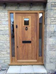iroko door and frame with glazing made and fitted bauernhaus haustur haus haus ideen