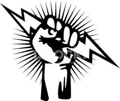 Caught deep in the zone 4. Power Fist Vector Images And Illustration