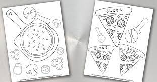 Then lay or glue them onto the pizza to make a collage. Pizza Coloring Pages Life Is Sweeter By Design