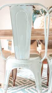 How To Paint Metal Chairs Blue Metal Chairs Metal Dining Room Chairs Painted Metal Chairs Metal Dining Room Table