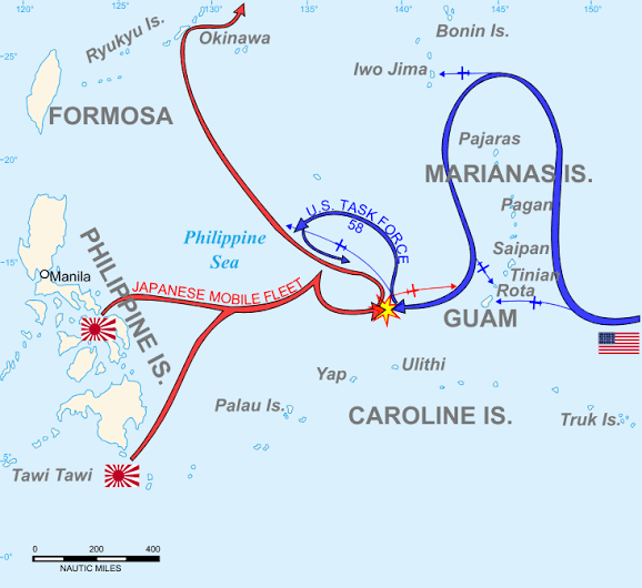 battle of philipinne sea map ile ilgili görsel sonucu"