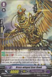 Brass Winged Gear Hawk Cardfight Vanguard Anime Comic Book Cover