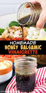 Homemade Honey Balsamic Vinaigrette This Homemade Dressing Is Easy To Sha Salad Dressing Recipes Homemade Balsamic Dressing Recipe Honey Balsamic Vinaigrette
