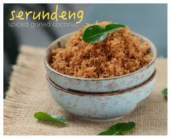 Serundeng Spiced Grated Coconut Food Grated Coconut Indonesian Food