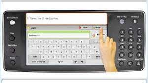 Enter the password using the keyboard displayed on the screen. How To Login As An Existing User With A Passcode Apeosport V Docucentre V Products English Youtube