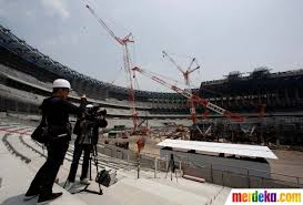 Masalah sebenarnya bisa datang setelah upacara penutupan olimpiade, selama liburan obon ketika roh leluhur kembali. Foto Melihat Lebih Dekat Pembangunan Stadion Olimpiade Tokyo 2020 Merdeka Com