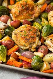 Sheet Pan Roasted Chicken With Root Vegetables Cooking Classy Root Vegetables Recipes Sheet Pan Dinners Chicken Sheet Pan Recipes