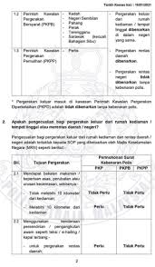 Seramai 19,142 orang tampil memohon surat kebenaran khas untuk keluar ke destinasi lain khususnya pergerakan antara daerah dalam tempoh 11 hari penguatkuasaan perintah kawalan pergerakan (pkp) fasa 2 di sarawak. Hebahan Muat Turun Borang Permit Pergerakan Pkp Dan Pkpb Bagi Tujuan Rentas Negeri Atau Daerah Info Awam