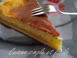 Tarte Au Fromage Blanc Sur Lit De Compote De Pommes Cuisine Simple Et Facile