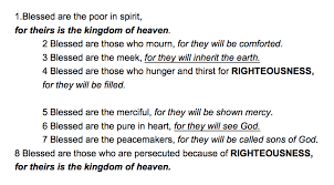 Matthew 5:5 (niv) blessed are the meek, for they will inherit the earth. How Do We Make Sense Of The Beatitudes Psephizo