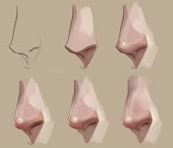 Nose Tutorial Step By Step By Felicemelancholie Digital Art Tutorial Drawing Tutorial Face Digital Painting Tutorials
