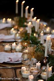 Christmas Ambiance A Table Under The Stars Weihnachtstischgedecke Weihnachtslichter Und Weihnachtstisch