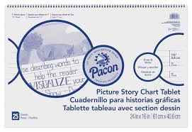 Pacon Picture Story Chart Tablet 24 X 16 Inches 25 Sheets