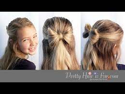 The basic style pulls all of your hair up into the bow, but if you prefer a more. Cute Hair Bow Hairstyle Tutorial Youtube