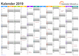 Diy und living blog paulsvera. Kalender 2019 Zum Ausdrucken Kostenlos