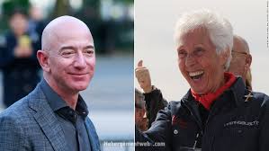 The reusable launch vehicle is operated by blue origin which bezos started nearly 21 years ago. Ho Fofa Ha Jeff Bezos Oliver Daemen Ea Lilemo Li 18 O Ea Sebakeng