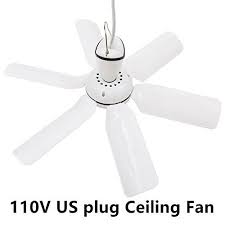 Senreal Portable Ceiling Fans Electric Energy Saving Fans Anti Mosquito Mute Mini Ceiling Fan 110v Us Plug Ceiling Fan Save Energy Ceiling