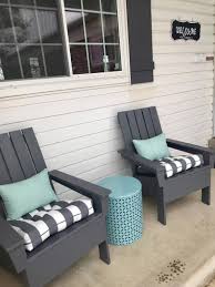 Adirondack Chairs In 2020 Porch Furniture Porch Chairs Outdoor Decor
