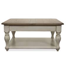 Coventry Two Tone Lift Top Square Coffee Table By Riverside Furniture At Colder S Furniture And Appli Living Room Coffee Table Coffee Table Square Coffee Table