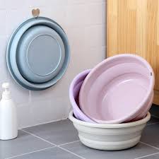 Buy camping wash basins and get the best deals at the lowest prices on ebay! 26cm Portable Folding Bucket Home Bathroom Wash Basin Tub Water Storage Bucket For Camping Outdoor Travel Buckets Aliexpress