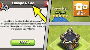 How to change in clash of clans user name. Clash Of Clans Update Name Change Copy Base Layout More Town Hall 12 Coc Update 2018 Youtube