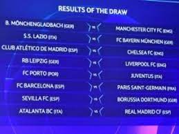 Liga Mistru Los Osmifinale Ligy Mistru Psg Proti Barcelone Chelsea Jde Na Atletico Liverpool Ma Lipsko Fotbalportal Cz