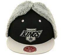 Mitchell And Ness G114 Los Angeles Kings Dog Ear Fitted Hat Black Gray Fitted Hats Mitchell Ness Hats