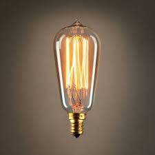 Bushwick Mini St10 Vintage Candelabra Bulbs 40w E12 Set Of 4 Decorative Light Bulbs Candelabra Bulbs Edison Light Bulbs