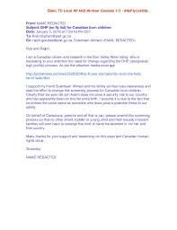 Interspersed with the text of the message, sometimes with the text wrapping around the image, these are meant to display immediately as part of the message as you read it. Examples Of Letters To Write Email Your Local Mp And Minister Gooda
