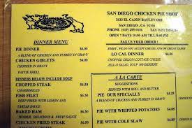 San Diego Chicken Pie Shop Best Restaurants In San Diego At chicken pie shop walnut creek, we are now exploring the same original recipe, together with our young, talented and experienced chef to present his vision to you and all our guests. san diego chicken pie shop best