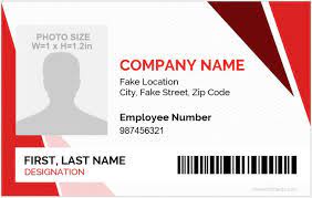Suitable for both corporate or creative businesses. 5 Best Employee Id Card Format In Word Microsoft Word Id Card Templates