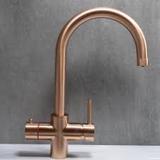 The inclusion of a copper sink to your kitchen helps create many experiences that would be impossible without one. Copper Blush Swan Neck 4 In 1 Instant Boiling Water Tap Fahren Uk