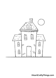Check spelling or type a new query. Haunted House Drawing How To Draw A Haunted House Step By Step