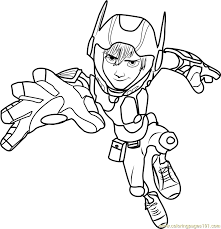 80 best coloring pages of mha. Hiro Action Coloring Page For Kids Free Big Hero 6 Printable Coloring Pages Online For Kids Coloringpages101 Com Coloring Pages For Kids